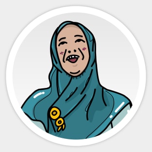 Mrs Tejo Character Illustration Sticker